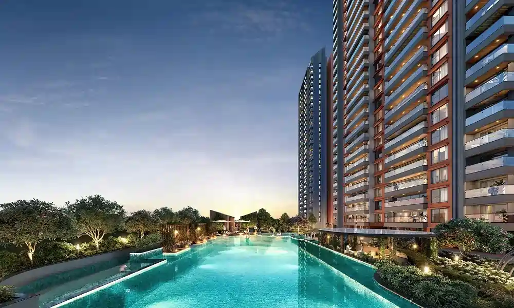 Purva Silversky Swimming Pool View Purva Silversky Swimming Pool View